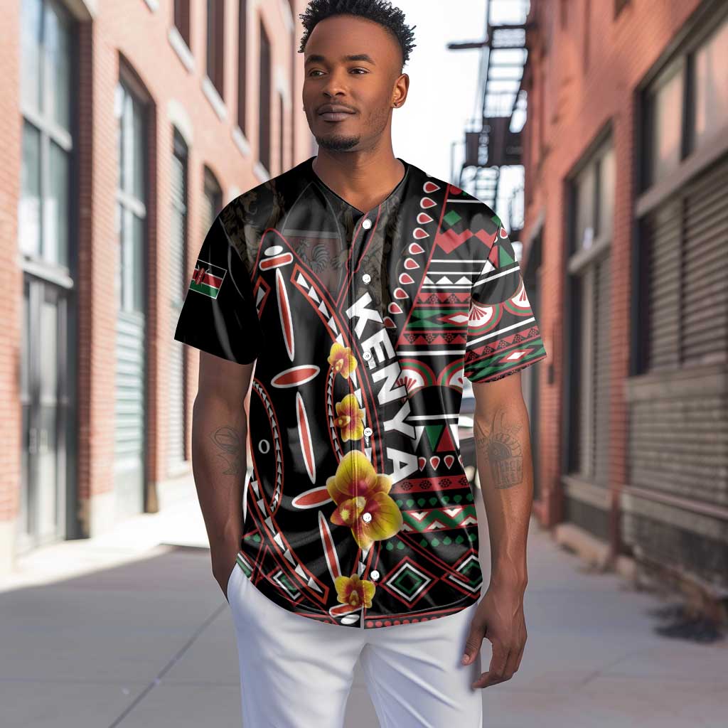 Personalized Kenya Baseball Jersey Jamhuri Day, Kenya Shield LT01