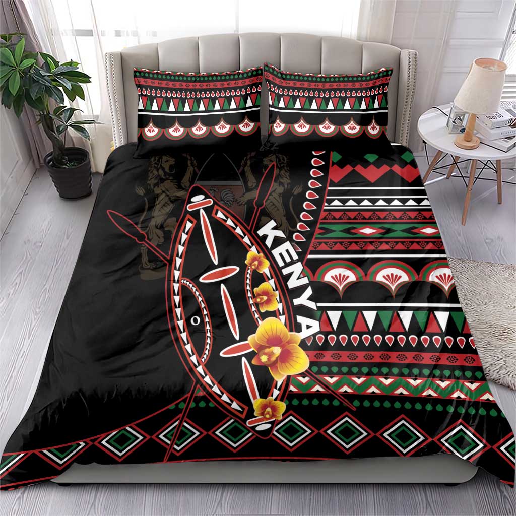 Kenya Bedding Set Jamhuri Day, Kenya Shield LT01
