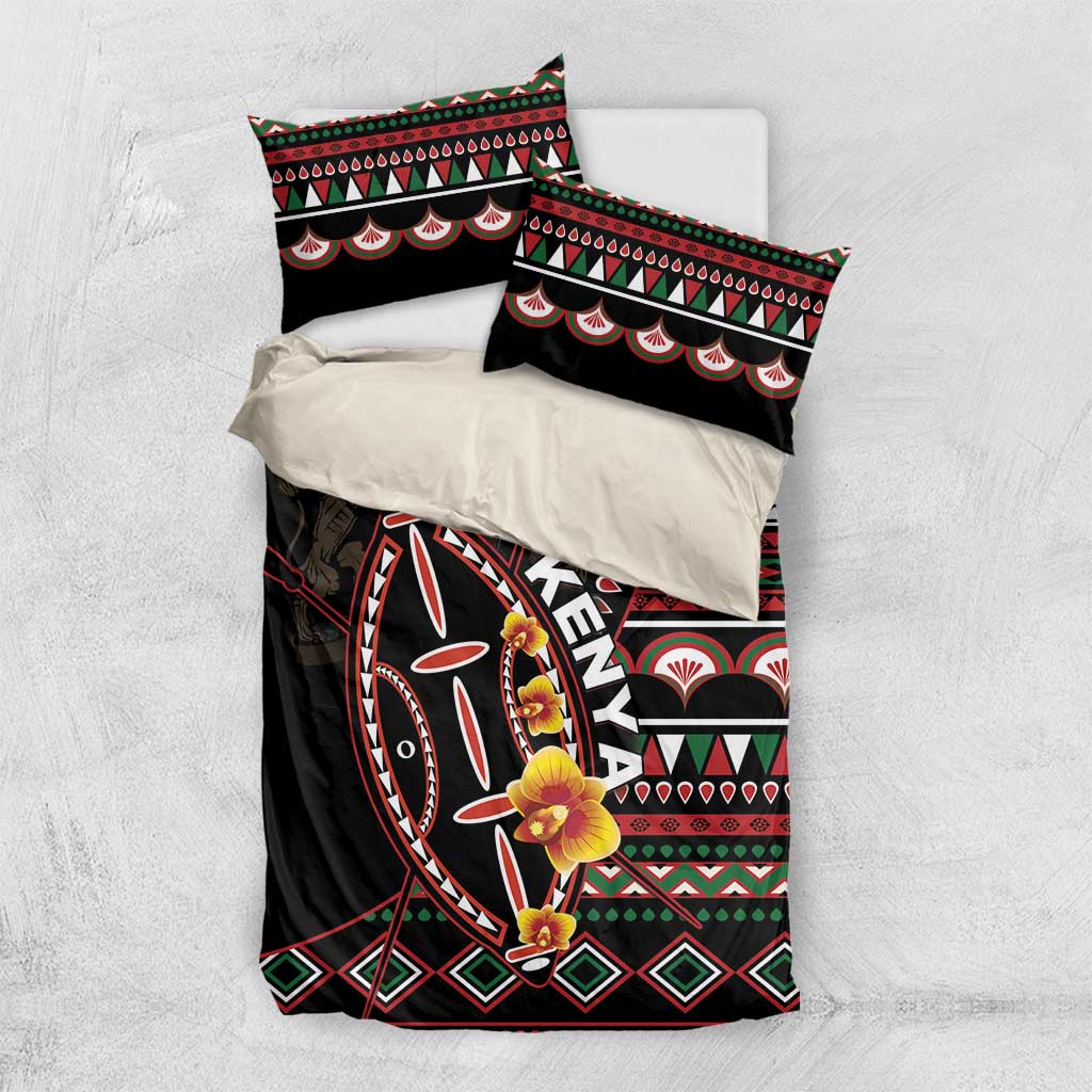Kenya Bedding Set Jamhuri Day, Kenya Shield LT01