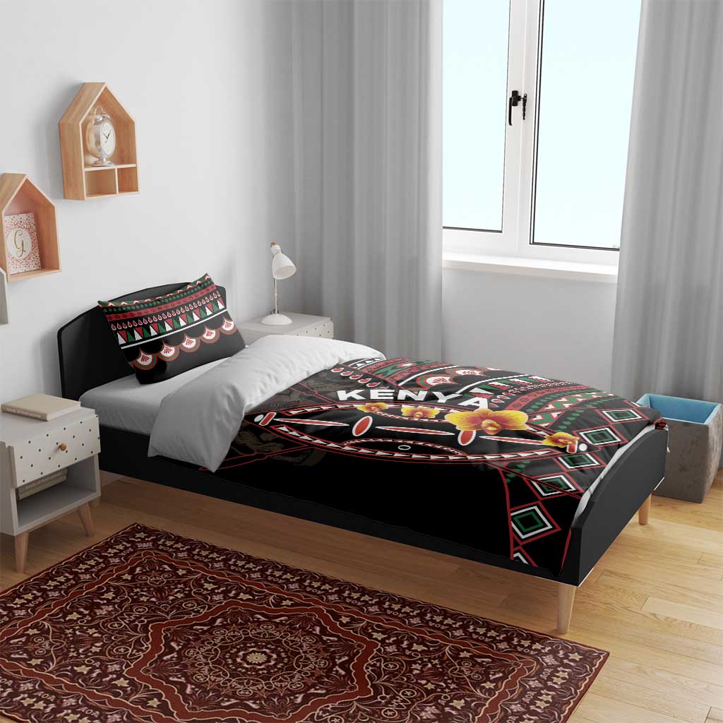 Kenya Bedding Set Jamhuri Day, Kenya Shield LT01
