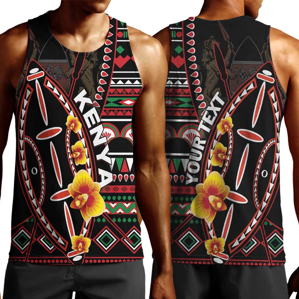Personalized Kenya Men Tank Top Jamhuri Day, Kenya Shield LT01