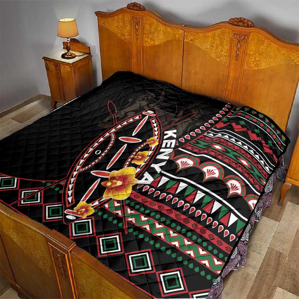 Kenya Quilt Jamhuri Day, Kenya Shield LT01