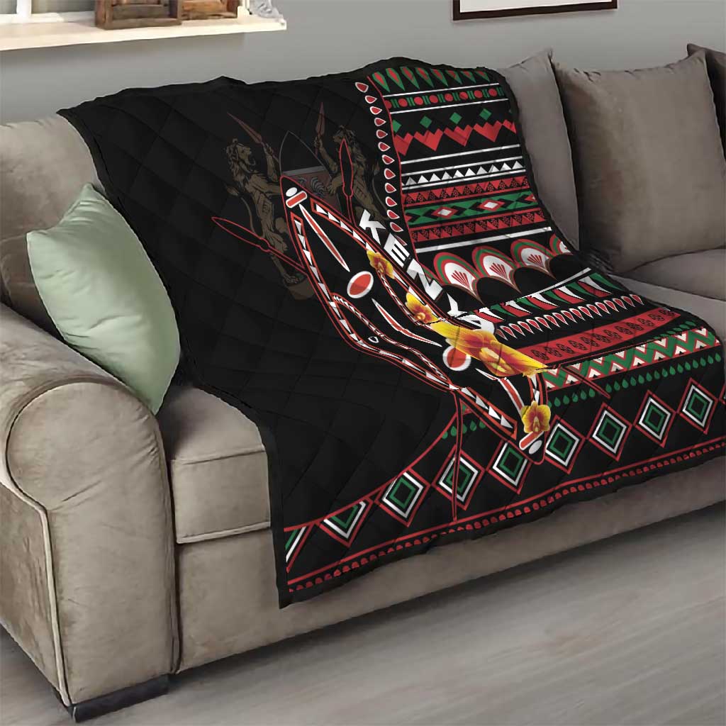 Kenya Quilt Jamhuri Day, Kenya Shield LT01
