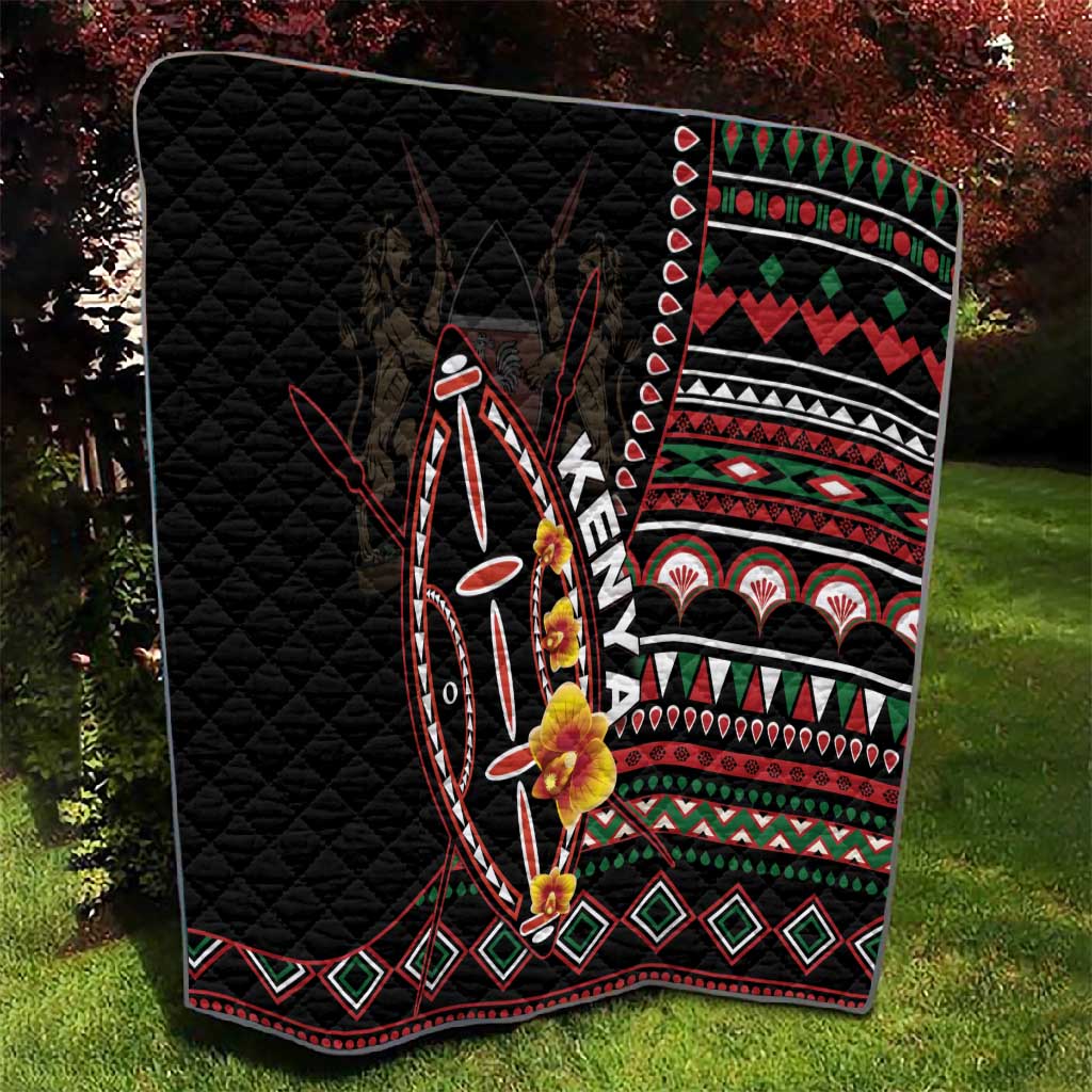 Kenya Quilt Jamhuri Day, Kenya Shield LT01