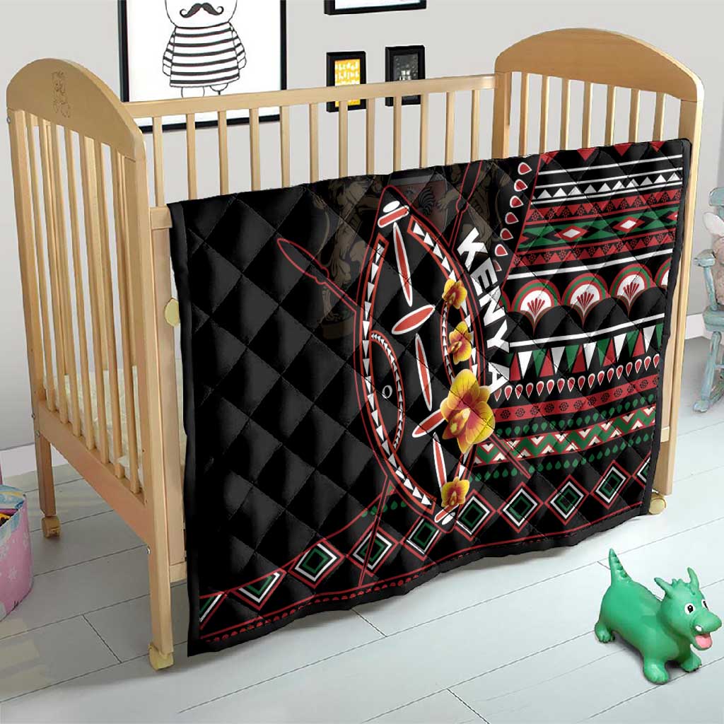 Kenya Quilt Jamhuri Day, Kenya Shield LT01