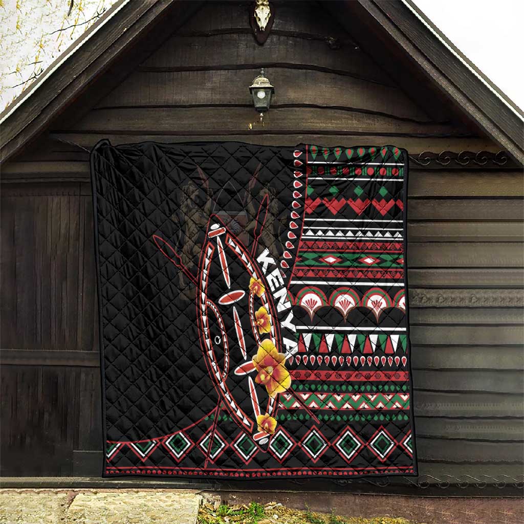 Kenya Quilt Jamhuri Day, Kenya Shield LT01