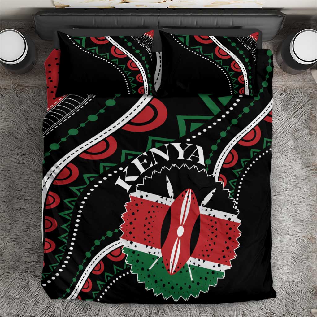 Kenya Bedding Set Harambee African Pattern - Coat of Arms Design LT01