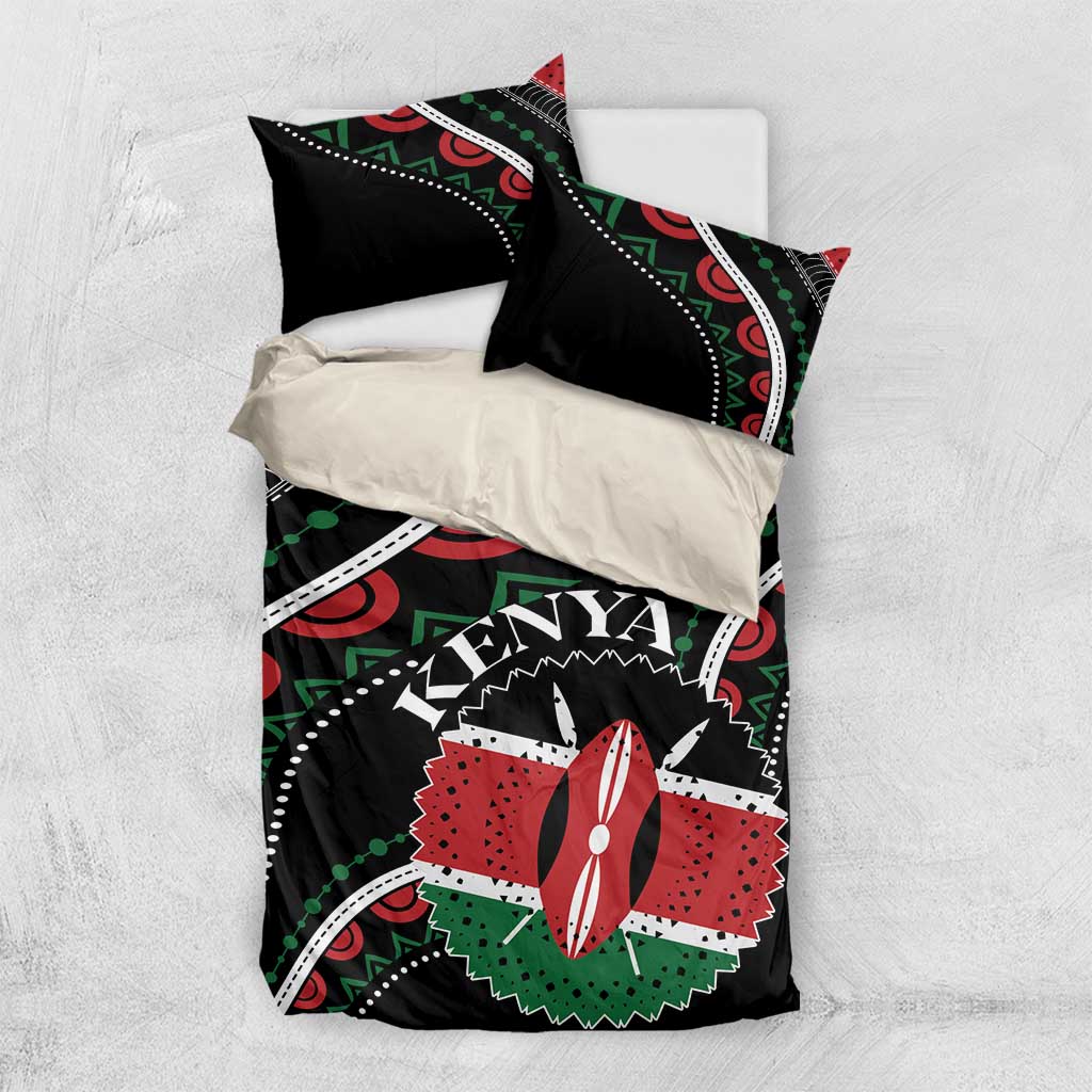 Kenya Bedding Set Harambee African Pattern - Coat of Arms Design LT01