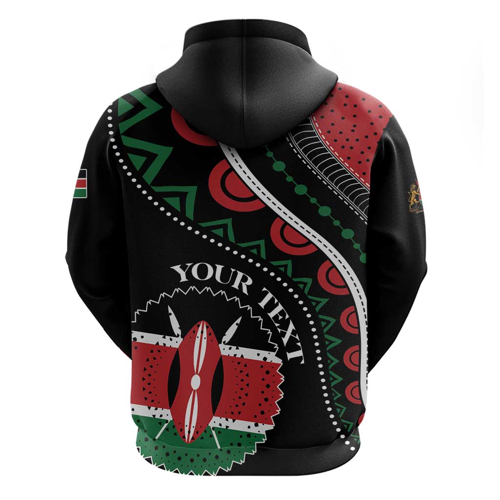 Personalized Kenya Hoodie Harambee African Pattern LT01