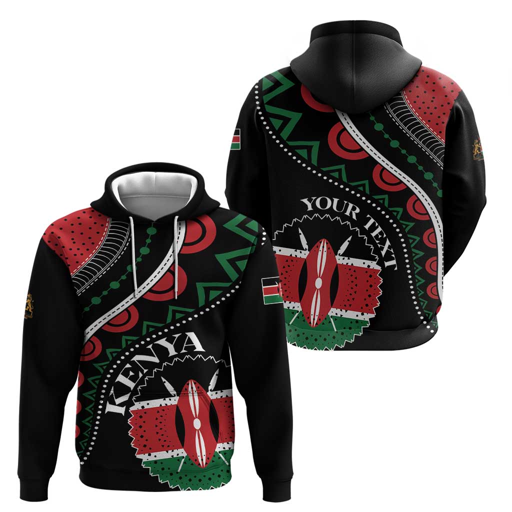 Personalized Kenya Hoodie Harambee African Pattern LT01