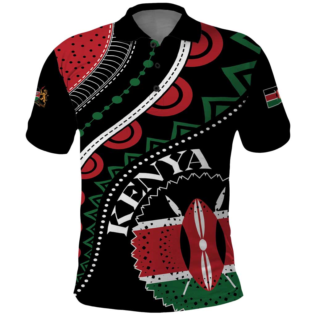 Personalized Kenya Polo Shirt Harambee African Pattern LT01