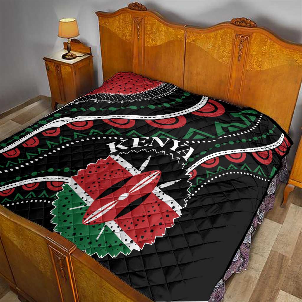 Kenya Quilt Harambee African Pattern - Coat of Arms Design LT01