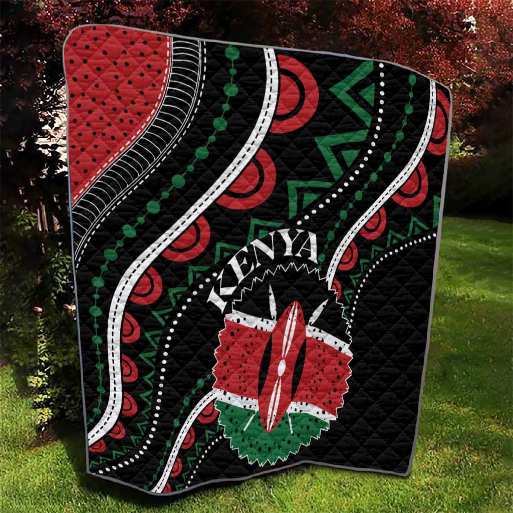 Kenya Quilt Harambee African Pattern - Coat of Arms Design LT01