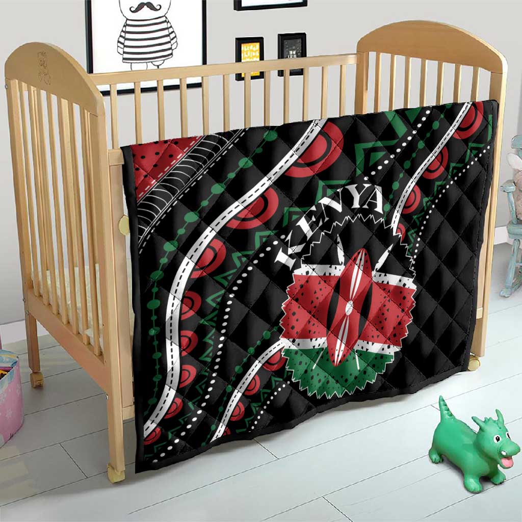 Kenya Quilt Harambee African Pattern - Coat of Arms Design LT01