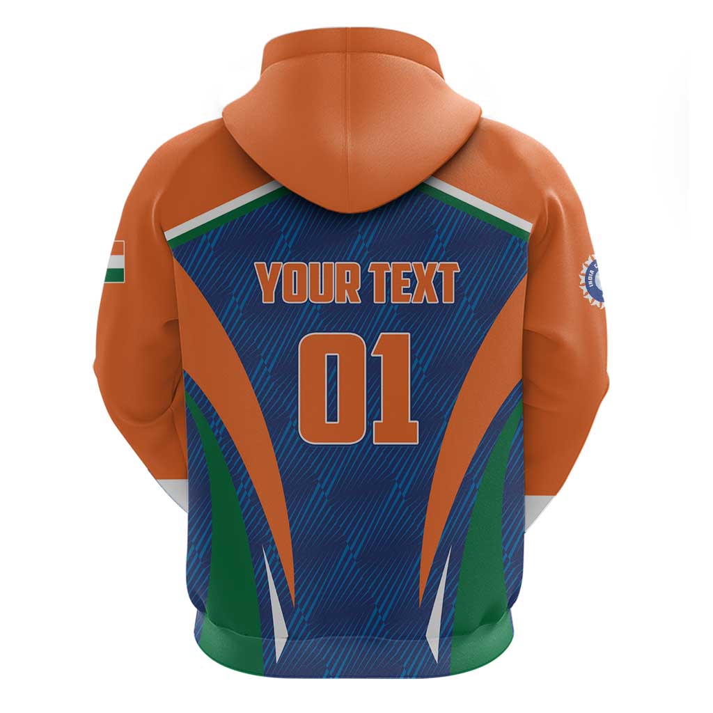 Custom India Cricket Hoodie The Men In Blue Champions LT01