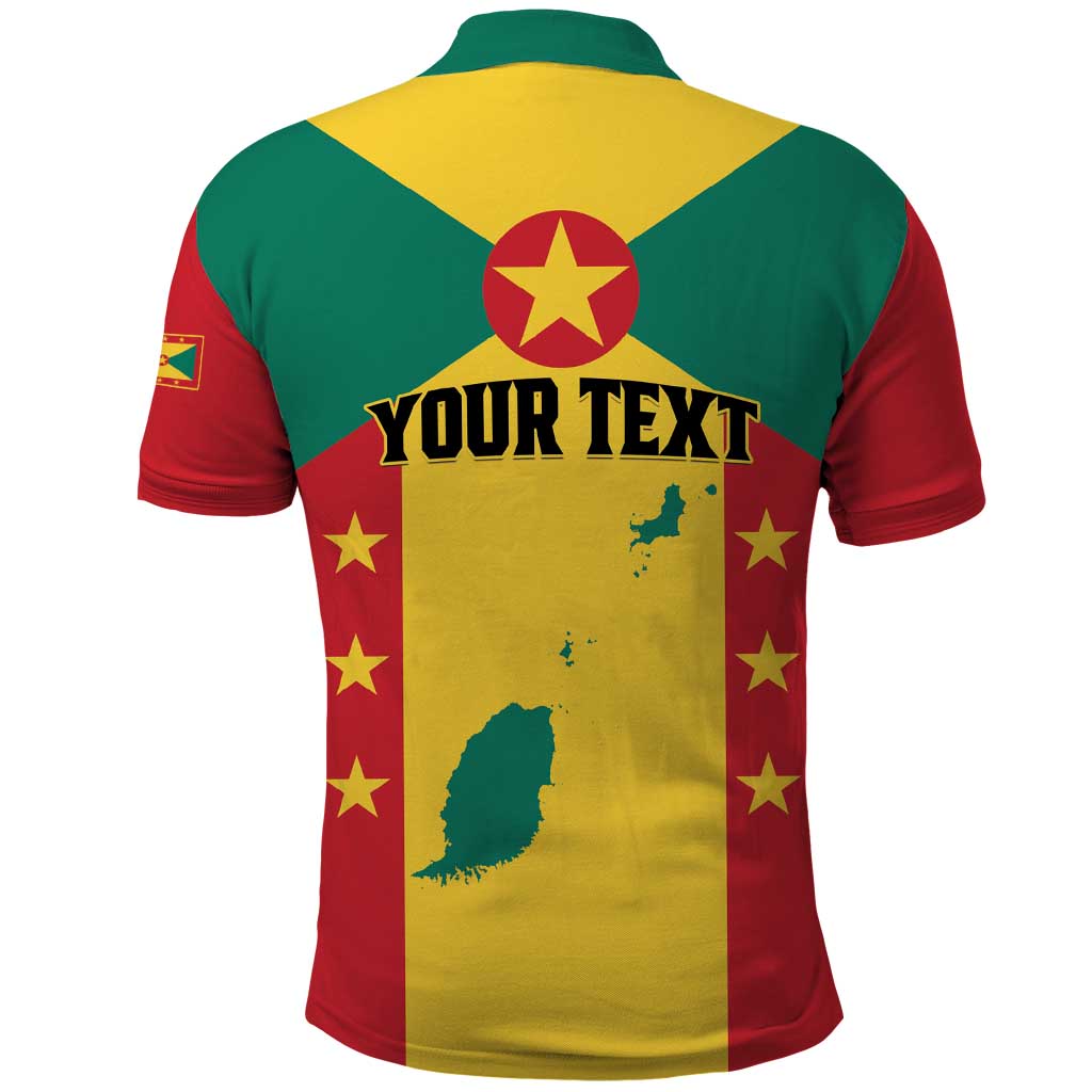 Personalized Gwenad Polo Shirt Grenada Coat Of Arms Flag Style LT01
