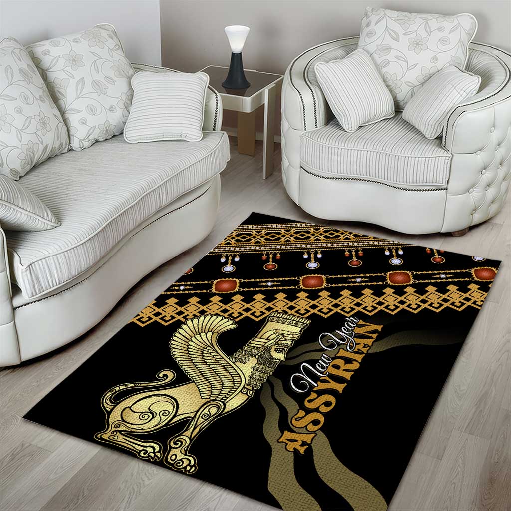 Assyrian New Year Area Rug Akitu 6774 Kha B Nissan LT01