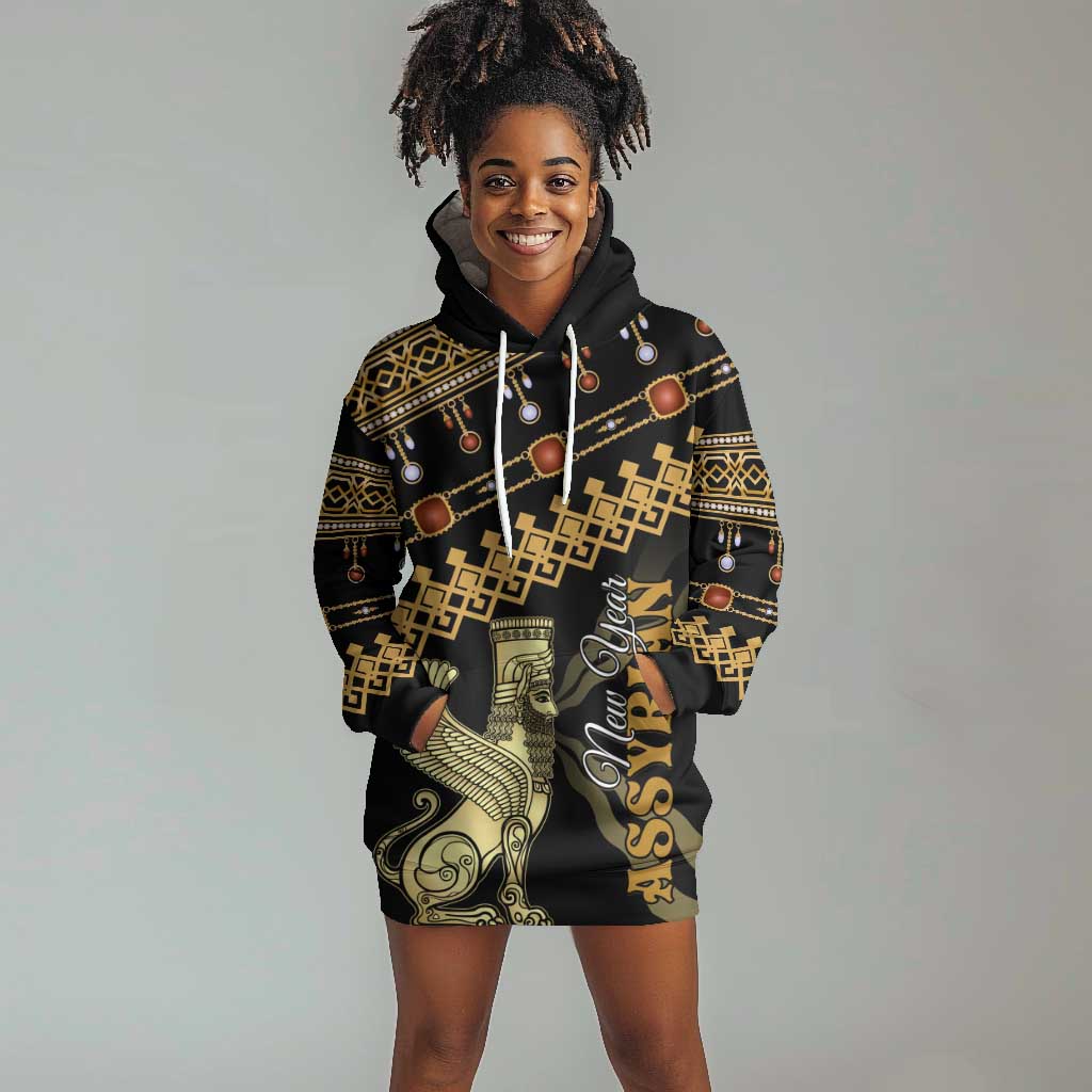 Assyrian New Year Hoodie Dress Akitu 6774 Kha B Nissan LT01
