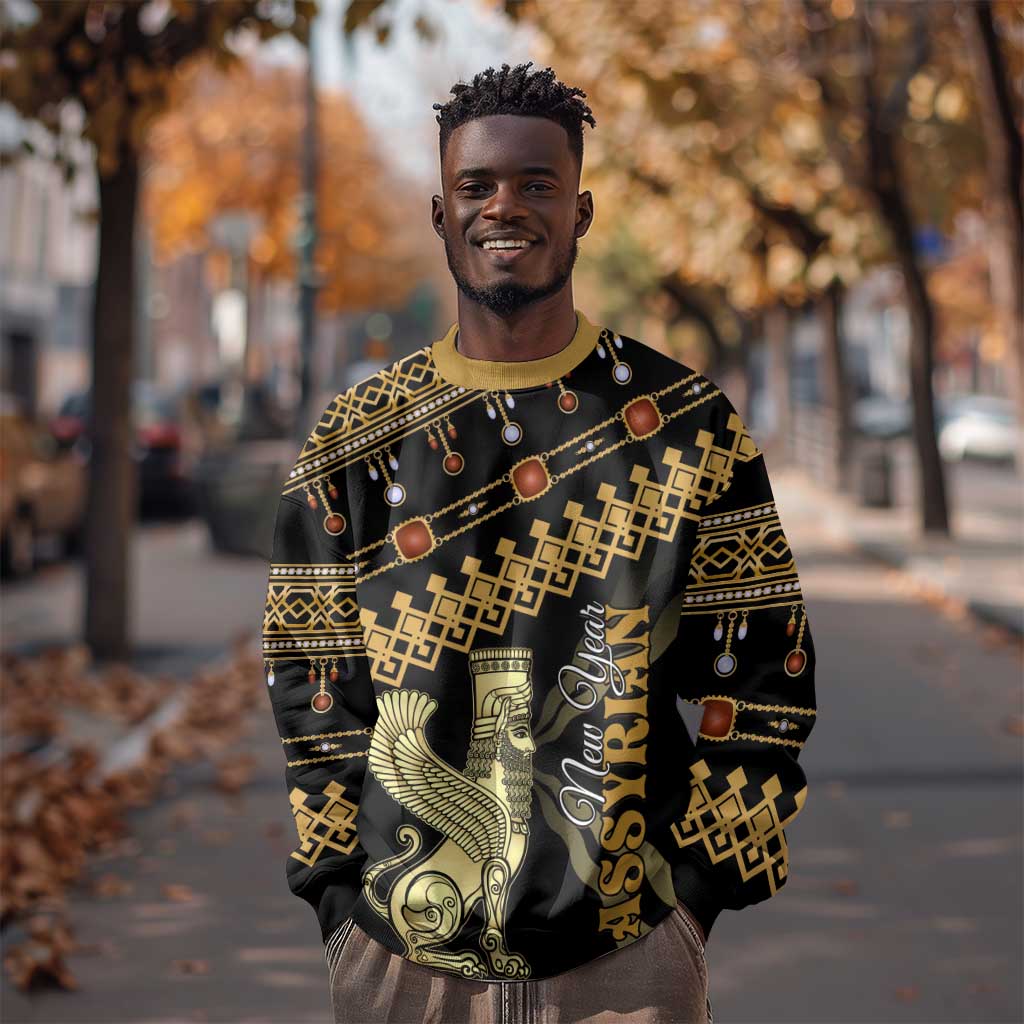 Assyrian New Year Sweatshirt Akitu 6774 Kha B Nissan LT01