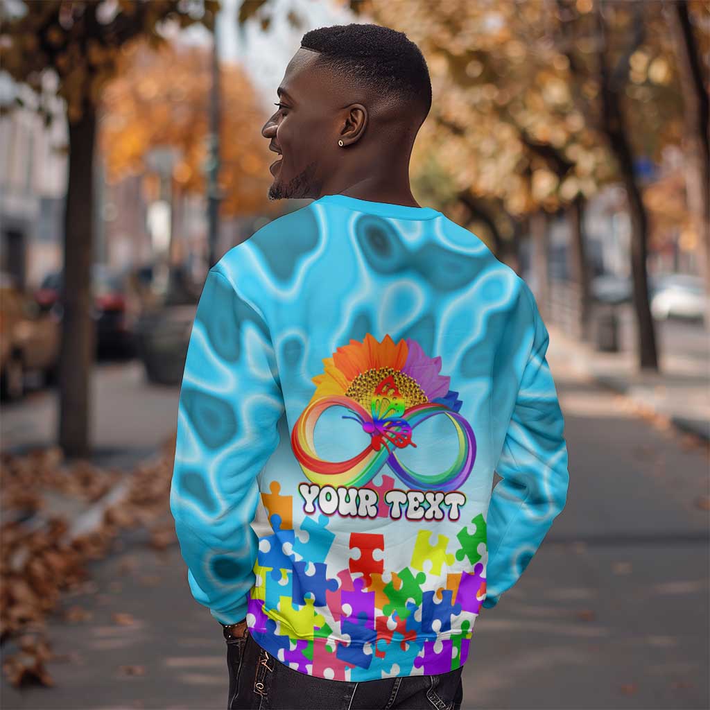 World Autism Awareness Day 2024 Sweatshirt In A World Where You Can Be Anything Be Kind LT01
