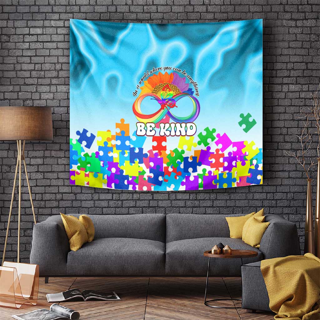 World Autism Awareness Day 2024 Tapestry In A World Where You Can Be Anything Be Kind LT01