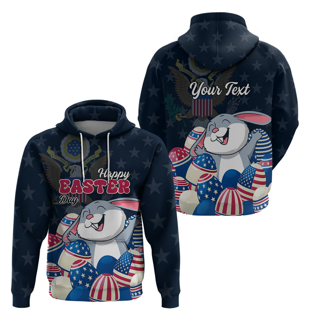 American Easter Day 2024 Hoodie Bunny With US Easter Eggs LT01