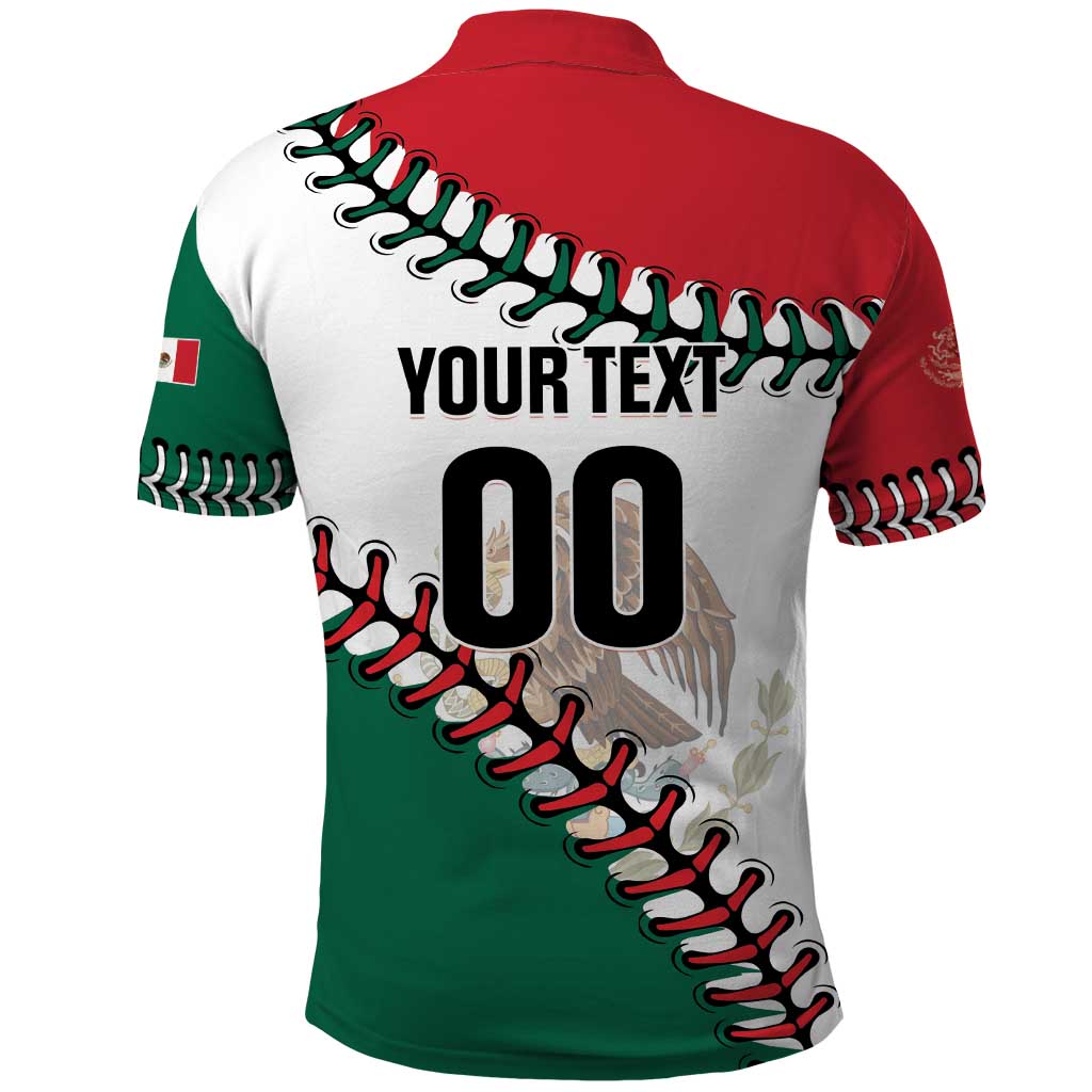 Custom Baseball Mexico Polo Shirt Come On Mexican Team LT01