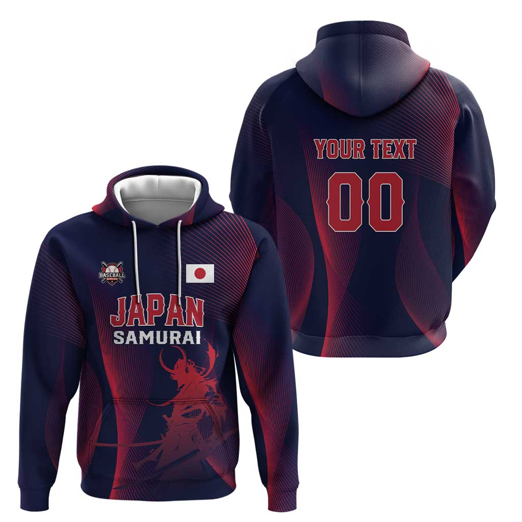 Custom Baseball Japan Hoodie Japan Samurai Go Champions LT01