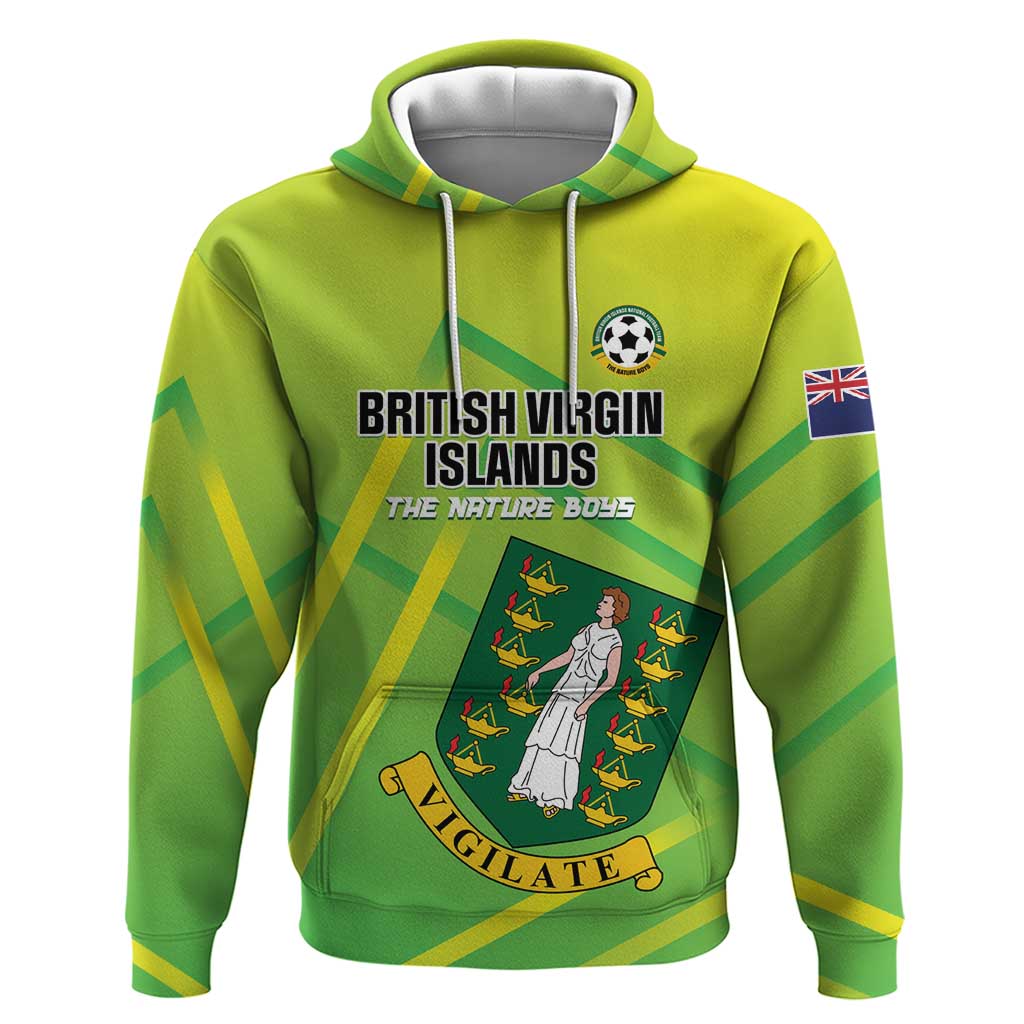 Custom British Virgin Islands Football Hoodie Come On The Nature Boys LT01