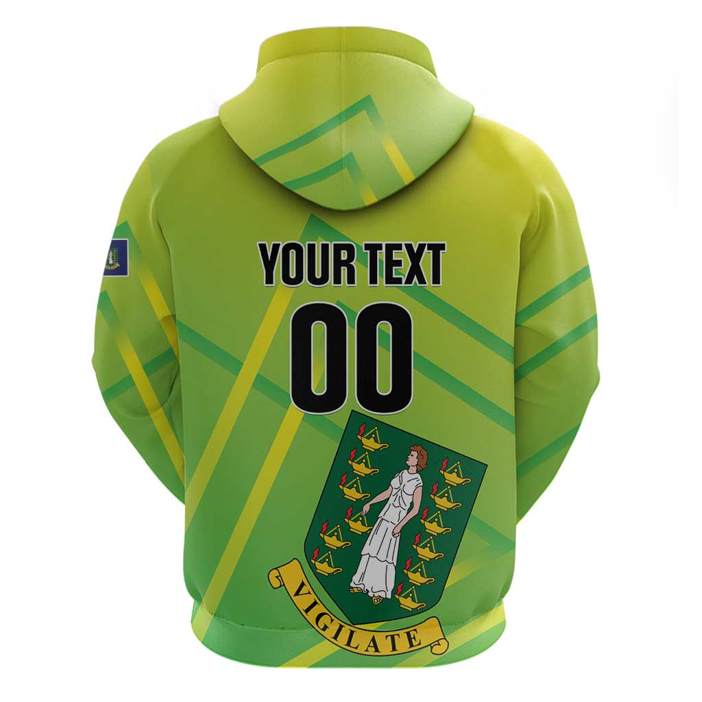 Custom British Virgin Islands Football Hoodie Come On The Nature Boys LT01