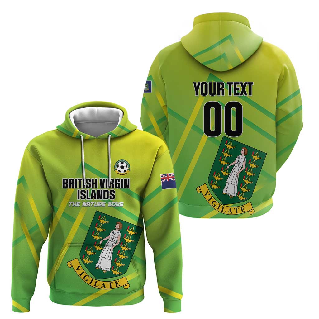 Custom British Virgin Islands Football Hoodie Come On The Nature Boys LT01