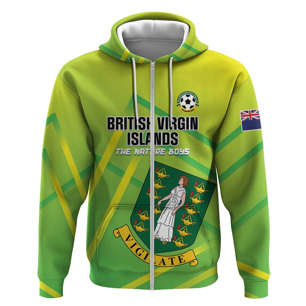 Custom British Virgin Islands Football Hoodie Come On The Nature Boys LT01