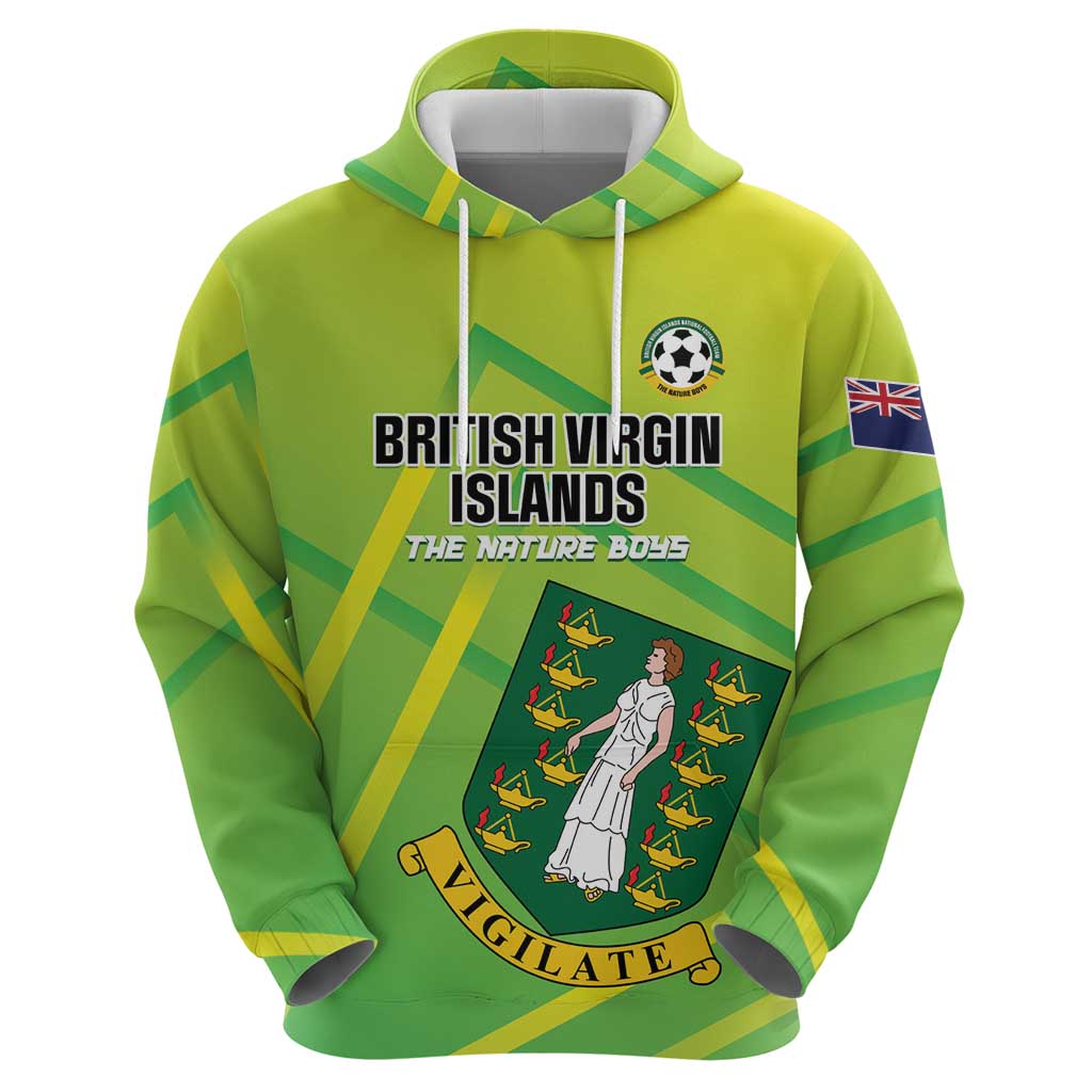 Custom British Virgin Islands Football Hoodie Come On The Nature Boys LT01