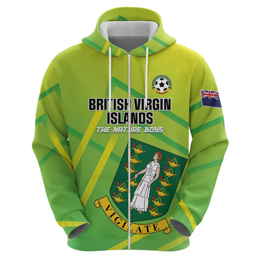 Custom British Virgin Islands Football Hoodie Come On The Nature Boys LT01