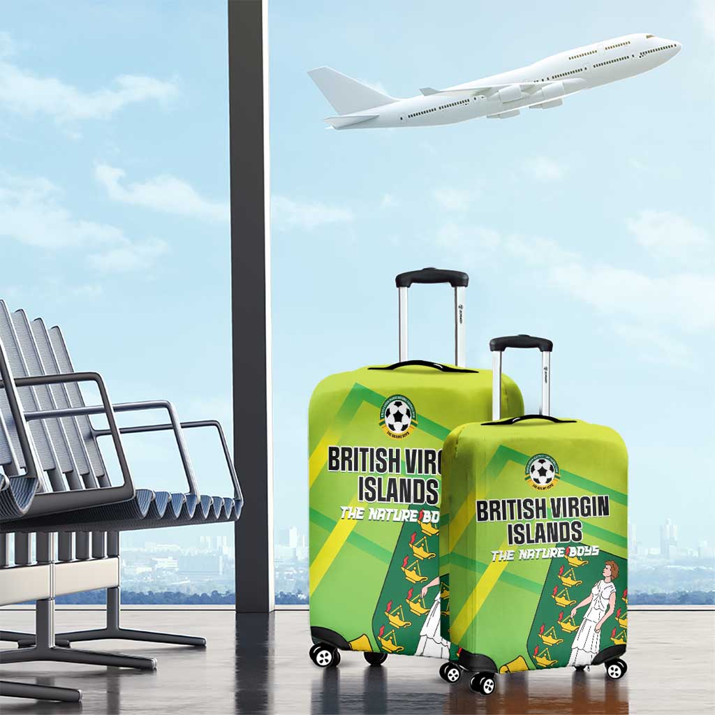 British Virgin Islands Football Luggage Cover Come On The Nature Boys LT01