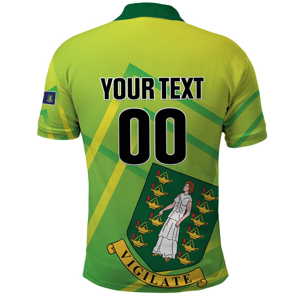 Custom British Virgin Islands Football Polo Shirt Come On The Nature Boys LT01
