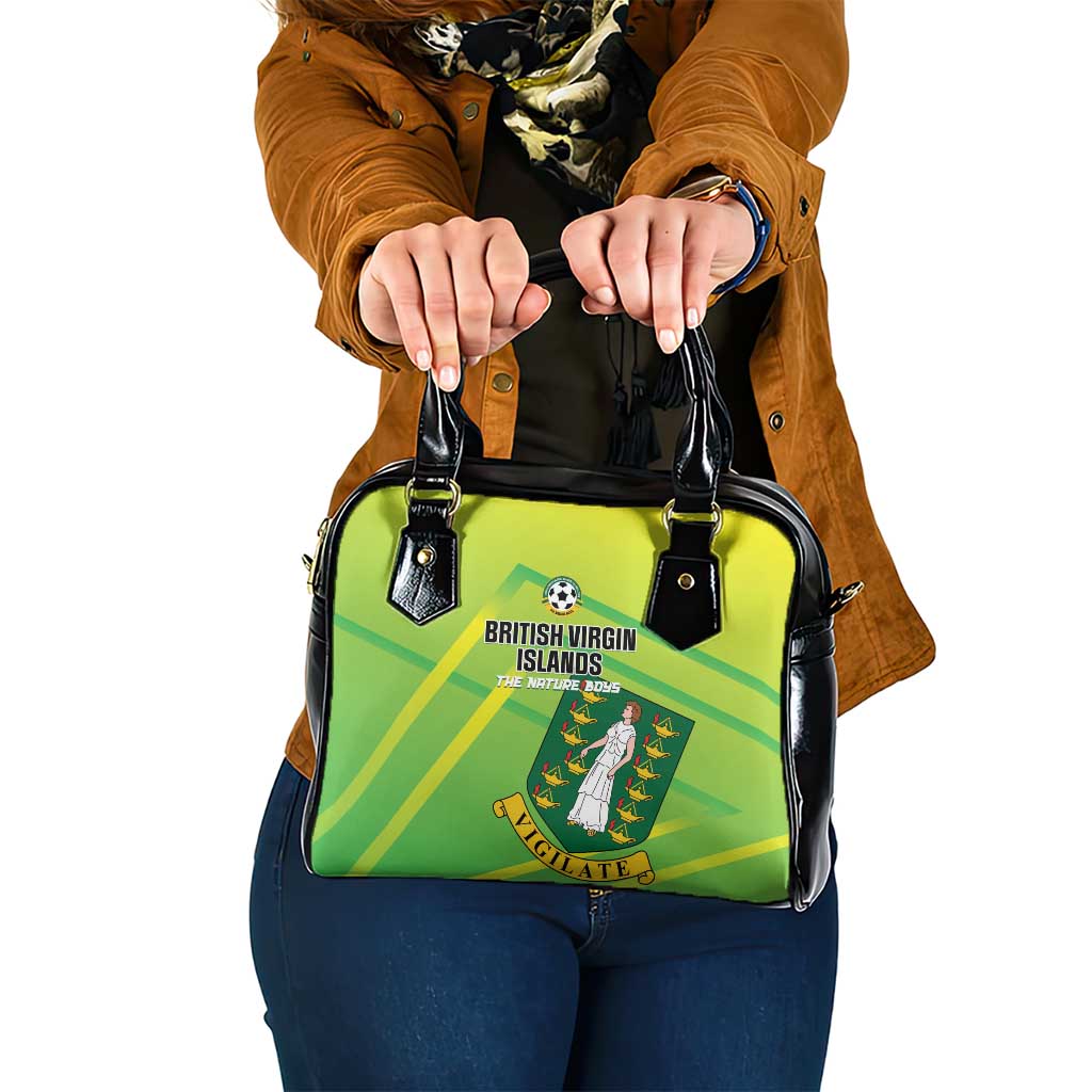 British Virgin Islands Football Shoulder Handbag Come On The Nature Boys LT01