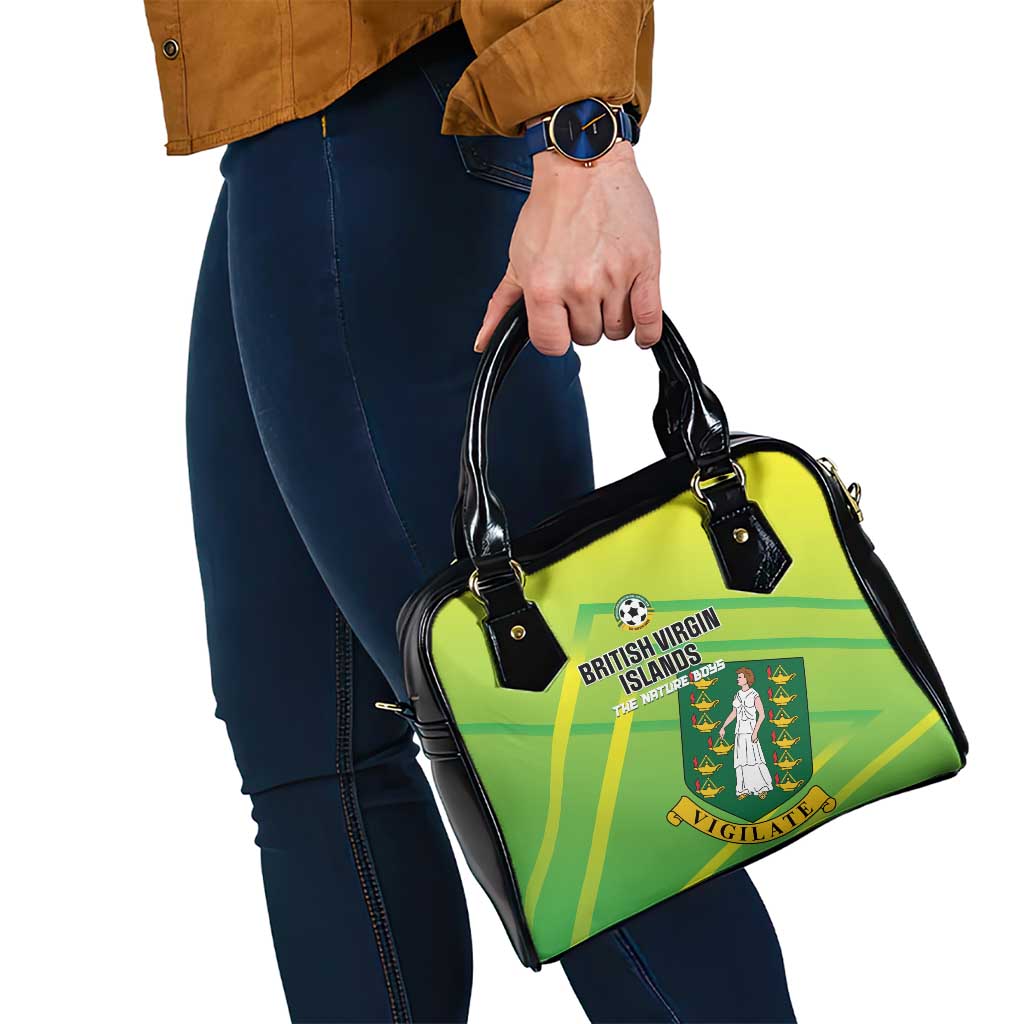 British Virgin Islands Football Shoulder Handbag Come On The Nature Boys LT01