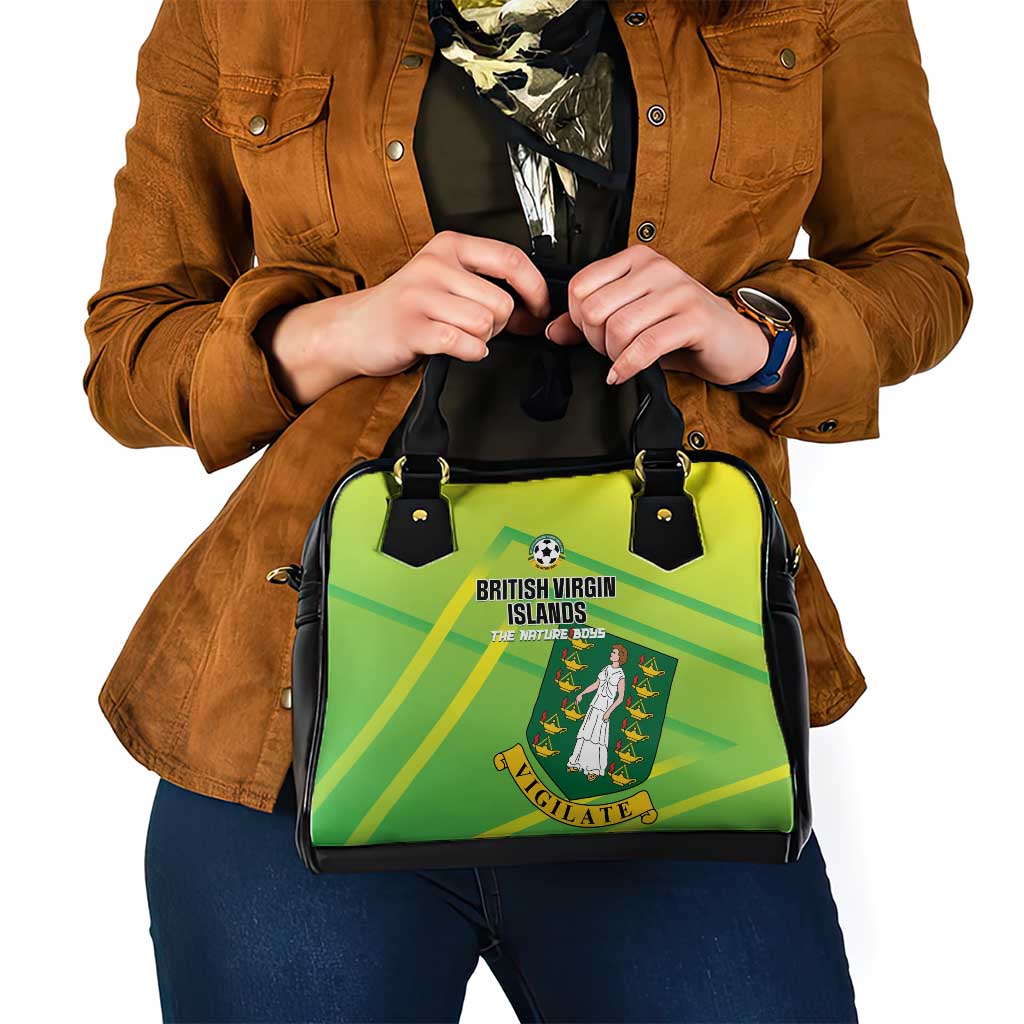 British Virgin Islands Football Shoulder Handbag Come On The Nature Boys LT01