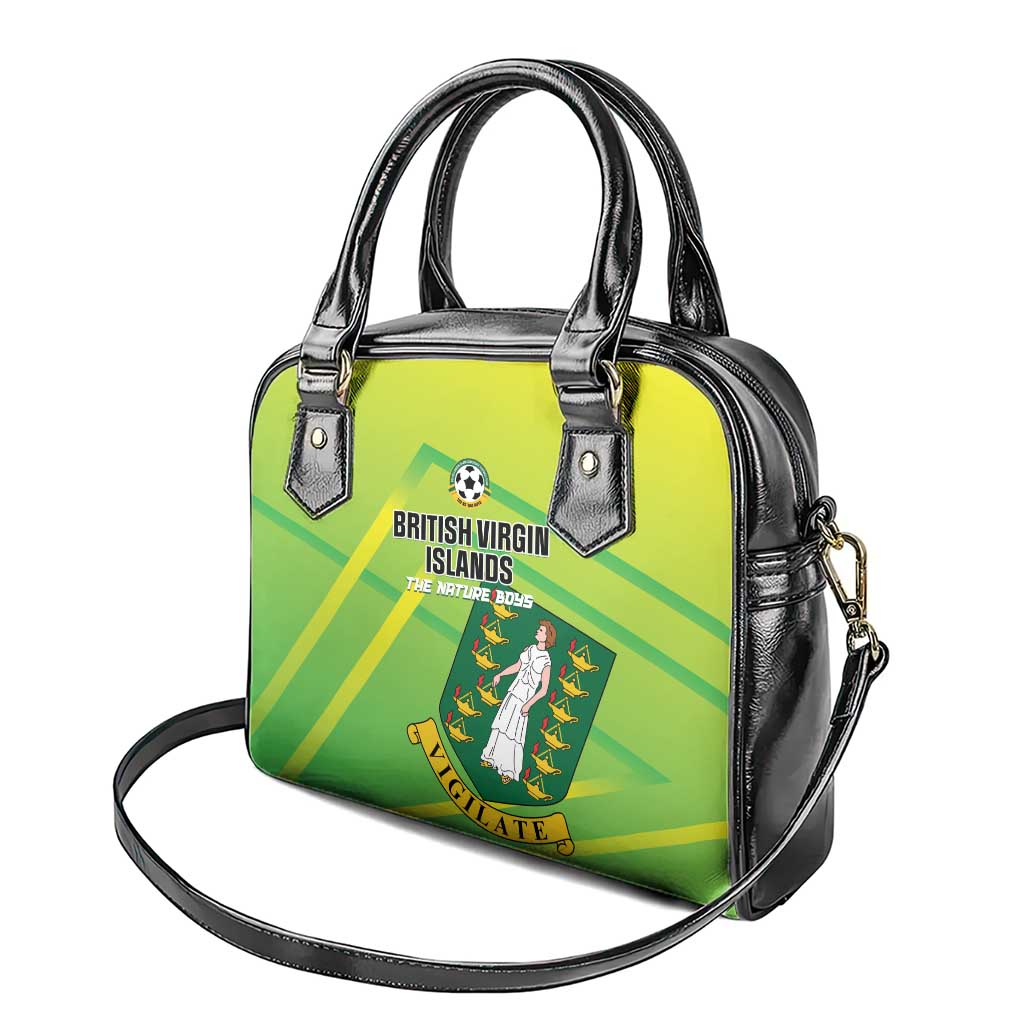 British Virgin Islands Football Shoulder Handbag Come On The Nature Boys LT01