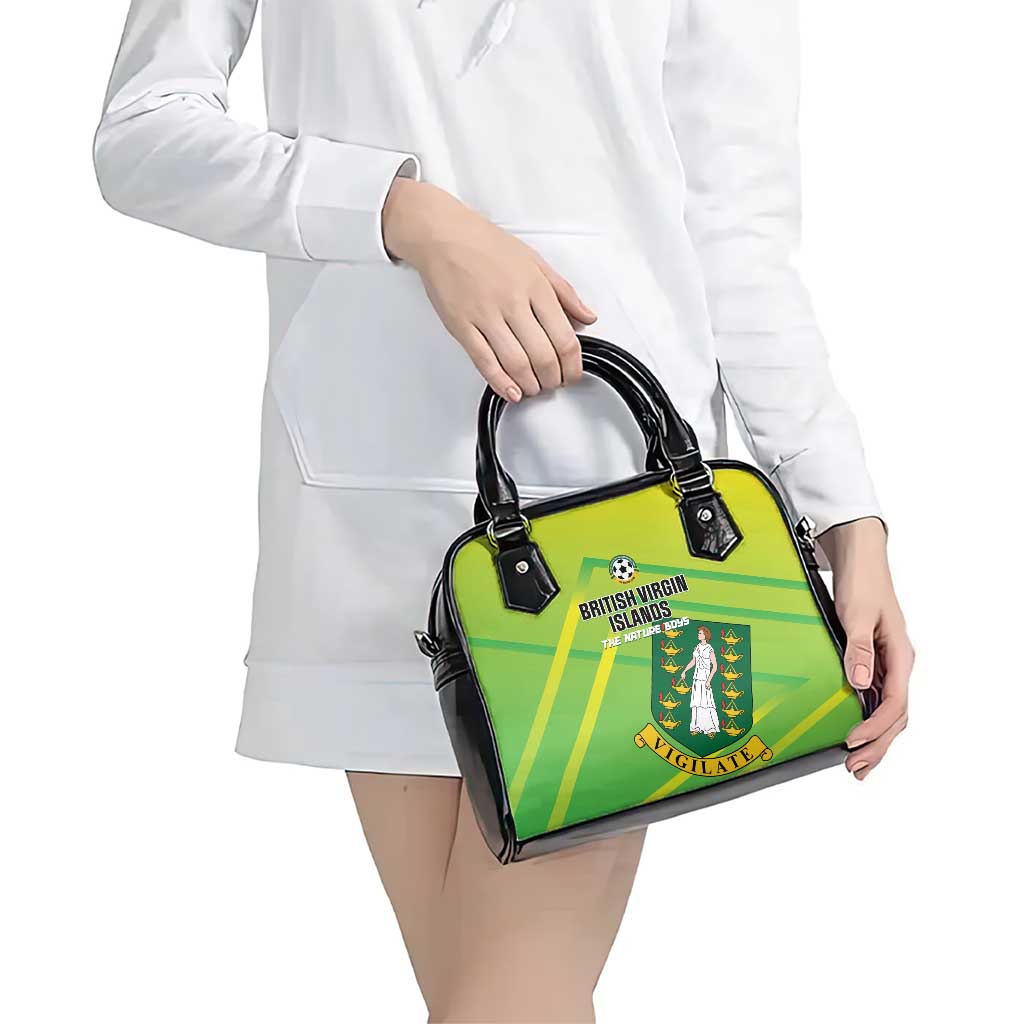 British Virgin Islands Football Shoulder Handbag Come On The Nature Boys LT01