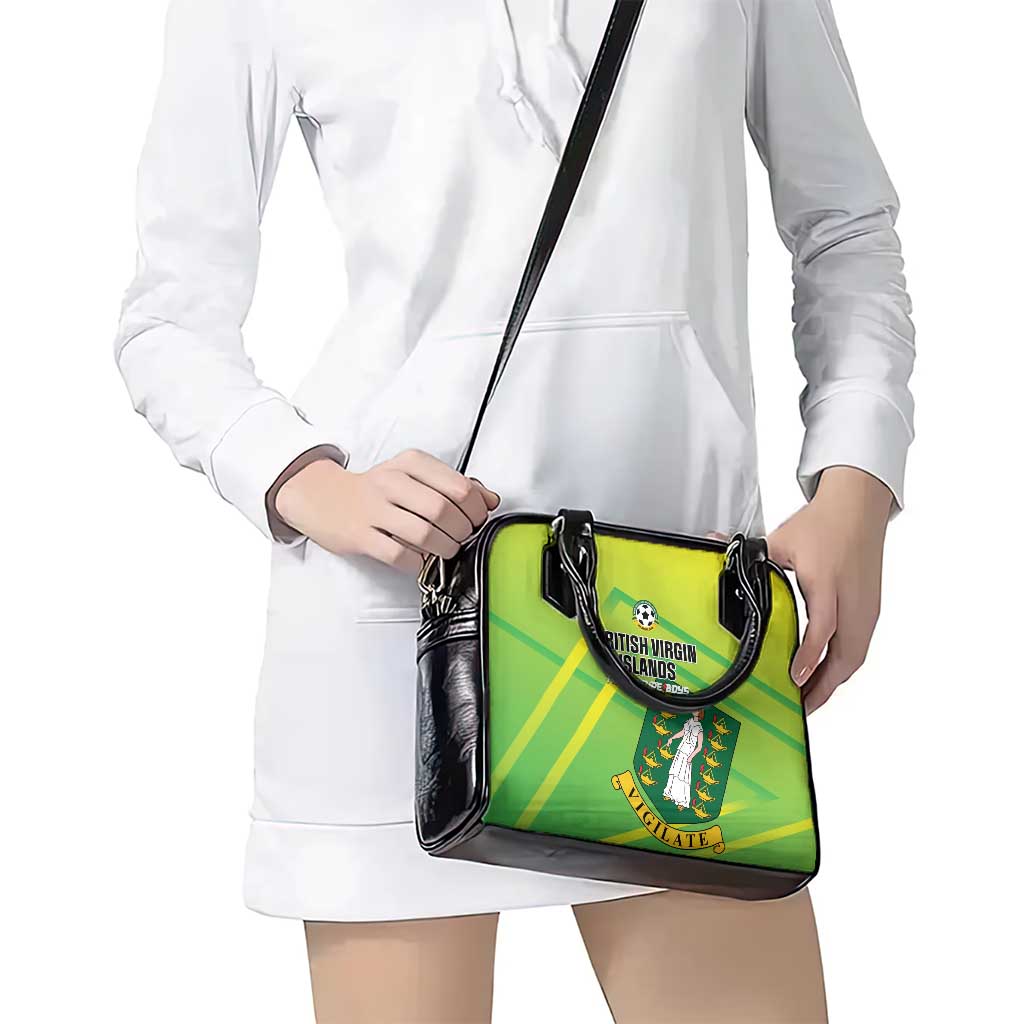 British Virgin Islands Football Shoulder Handbag Come On The Nature Boys LT01