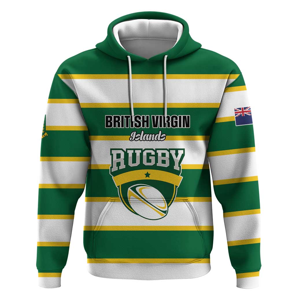 Custom British Virgin Islands Rugby Hoodie Team BVI Go Champions LT01