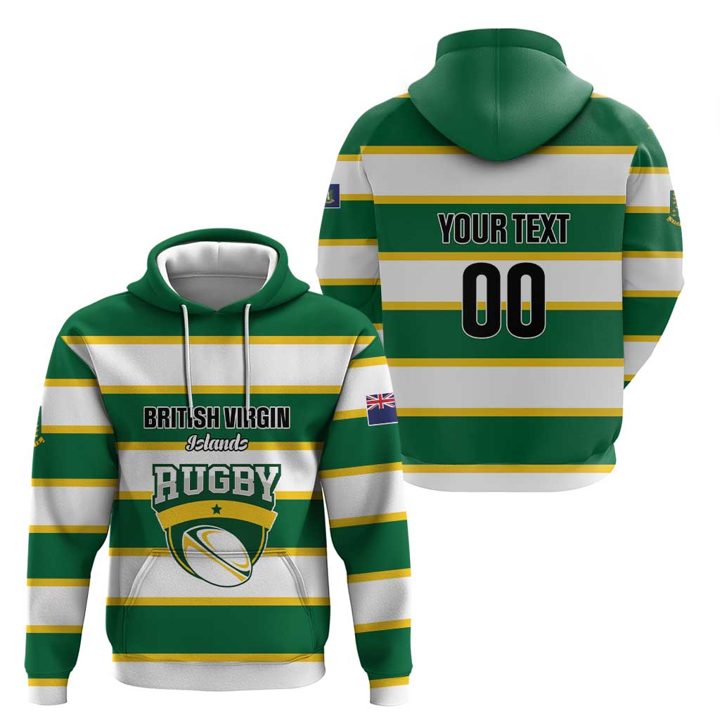 Custom British Virgin Islands Rugby Hoodie Team BVI Go Champions LT01