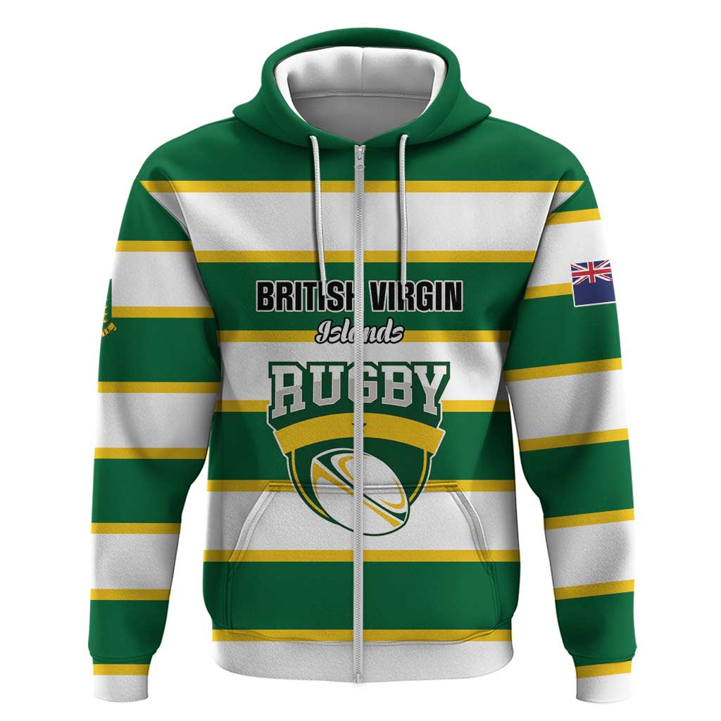 Custom British Virgin Islands Rugby Hoodie Team BVI Go Champions LT01