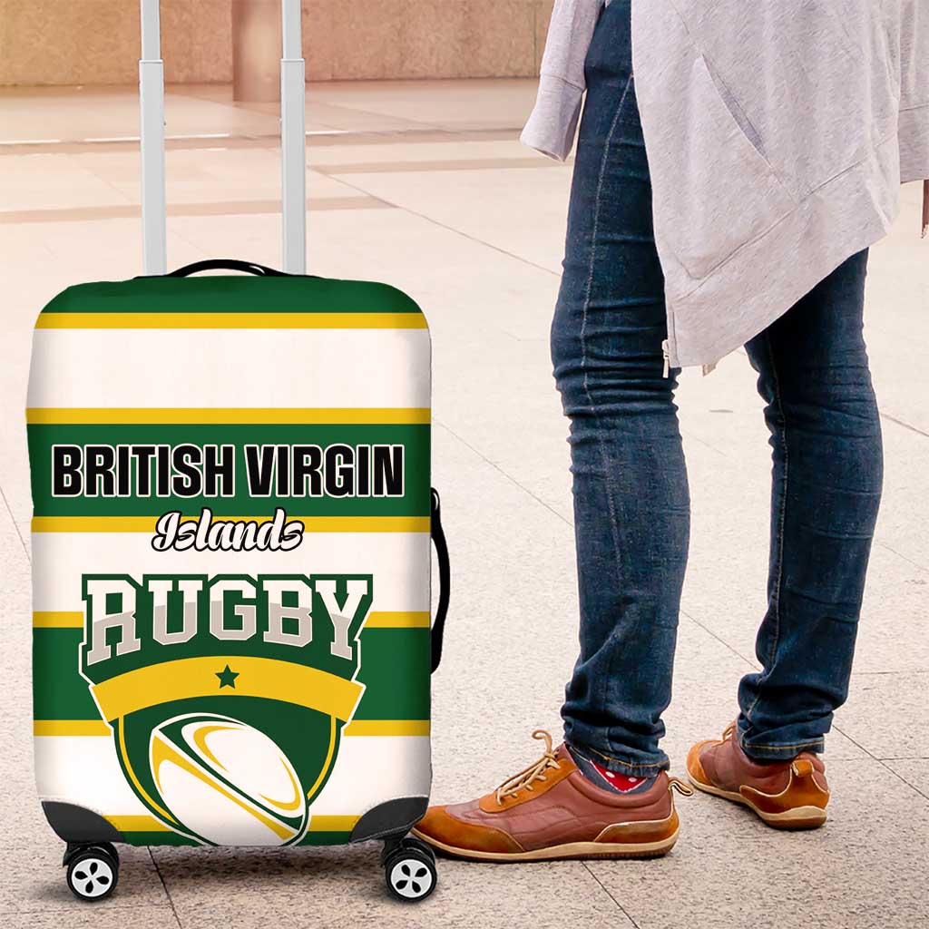 British Virgin Islands Rugby Luggage Cover Team BVI Go Champions LT01