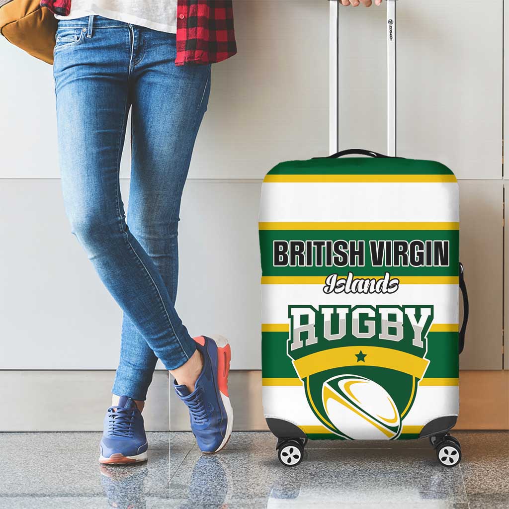British Virgin Islands Rugby Luggage Cover Team BVI Go Champions LT01