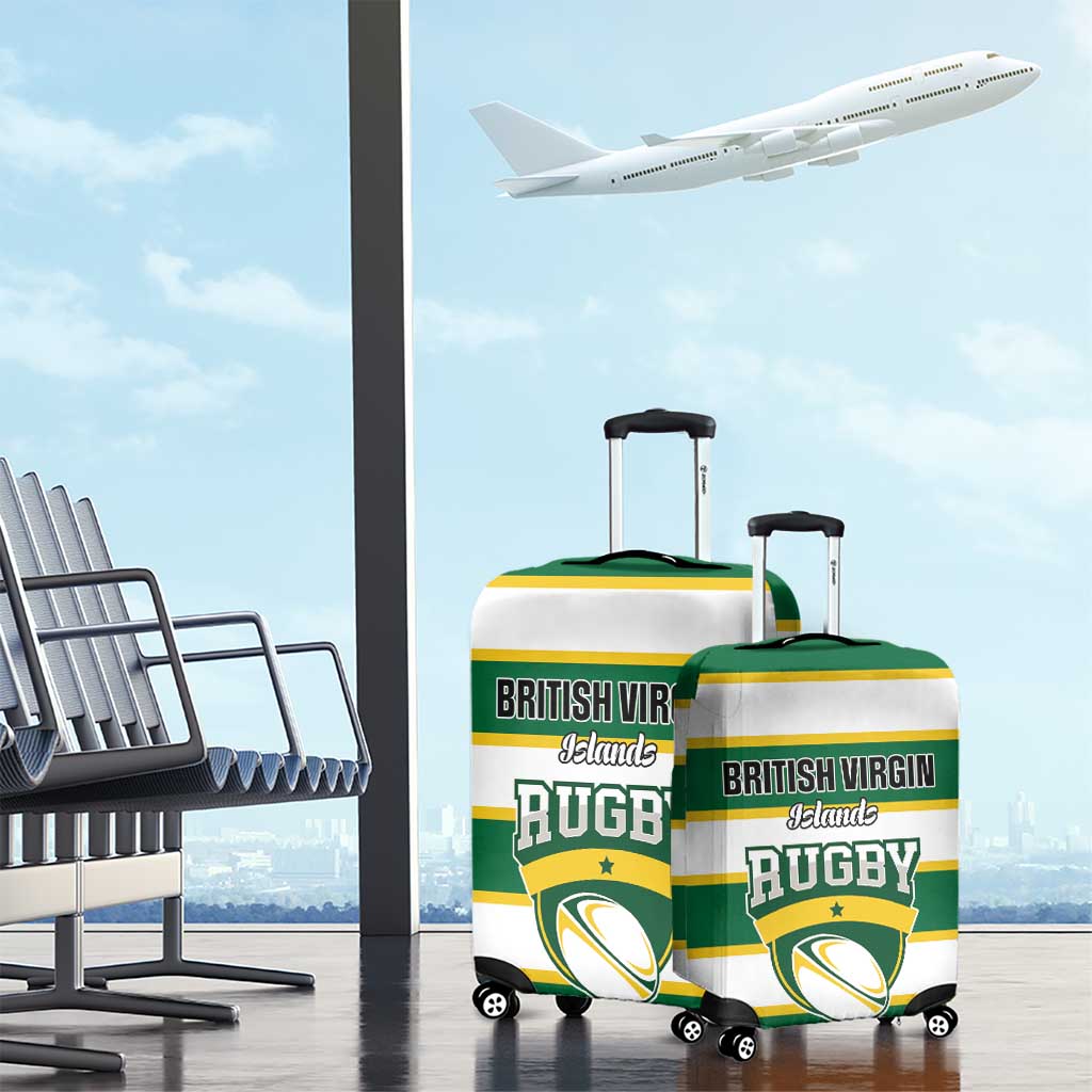 British Virgin Islands Rugby Luggage Cover Team BVI Go Champions LT01