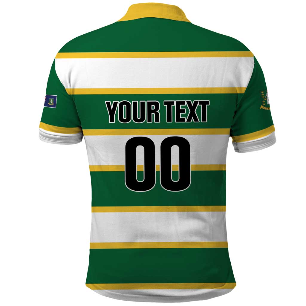 Custom British Virgin Islands Rugby Polo Shirt Team BVI Go Champions LT01