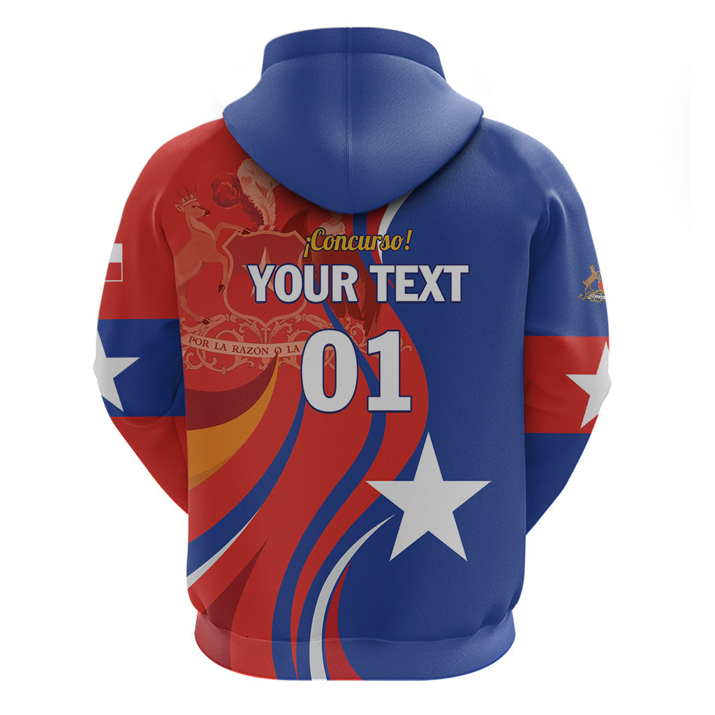 Personalized Chile 2024 Football Hoodie Concurso La Roja LT01